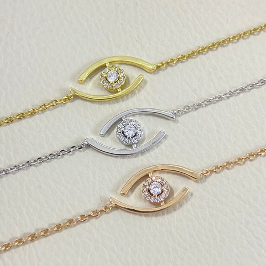 [Mystic ]Mystic Eye Pave-Set Diamond Bracelet