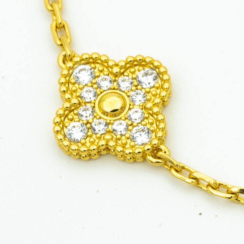 [Mystic] CLOVER 5 MOTIF LASER BRACELET COLLECTION