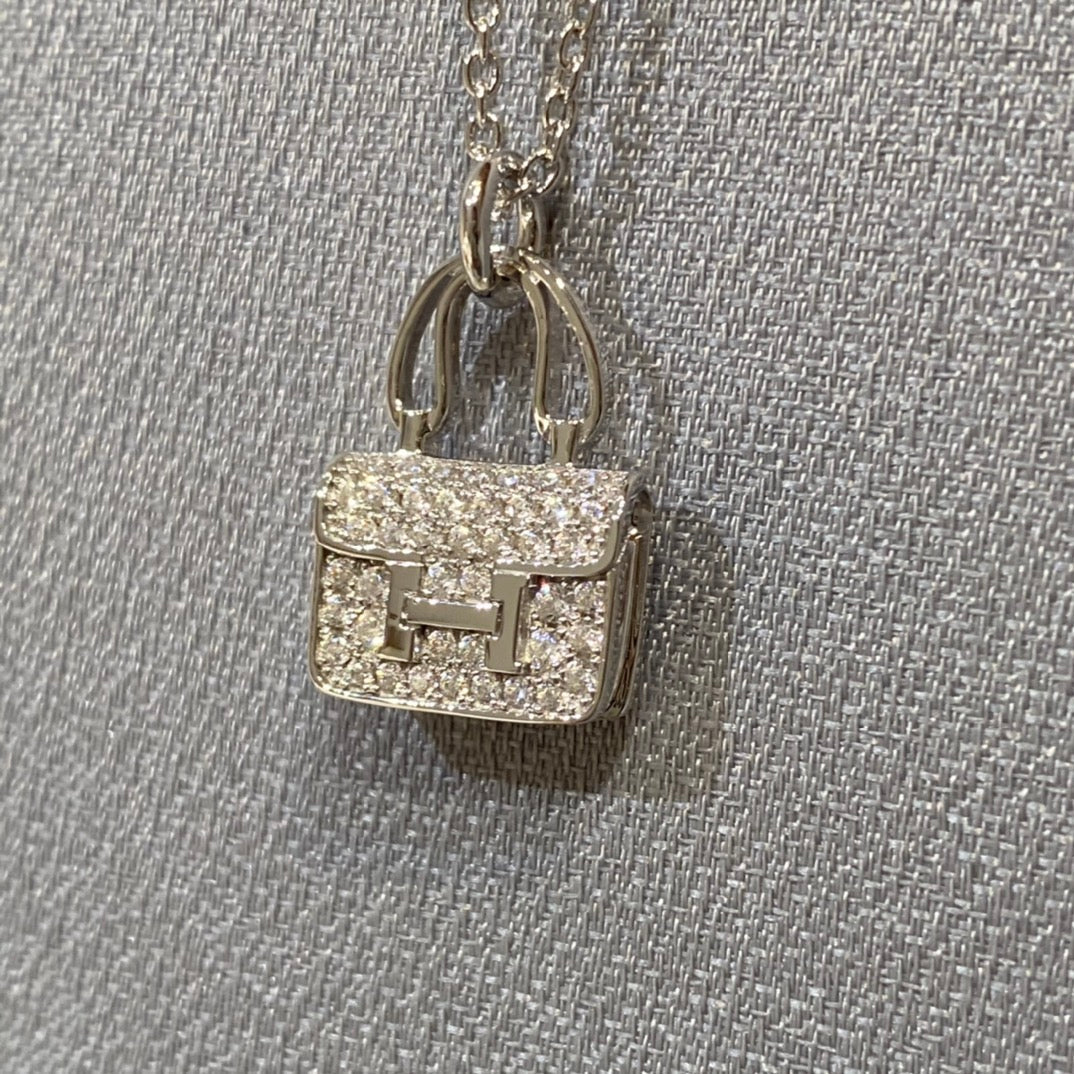 [Mystic]CONSTANCE PEDANT DIAMOND NECKLACE