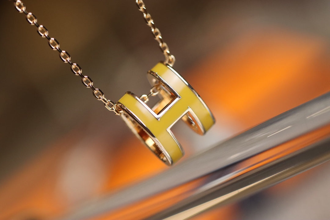 [Mystic]POP H PEDANT PINK GOLD