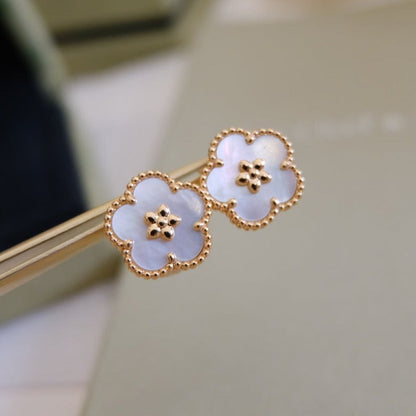 [Mystic]LUCKY  WHITE MOP EARRINGS