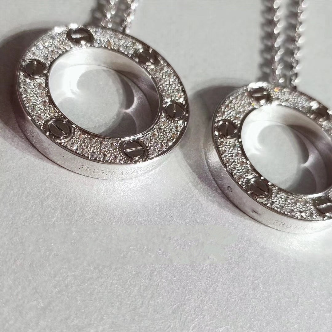 [Mystic]LOVE NECKLACE ADJUSTABLE SILVER