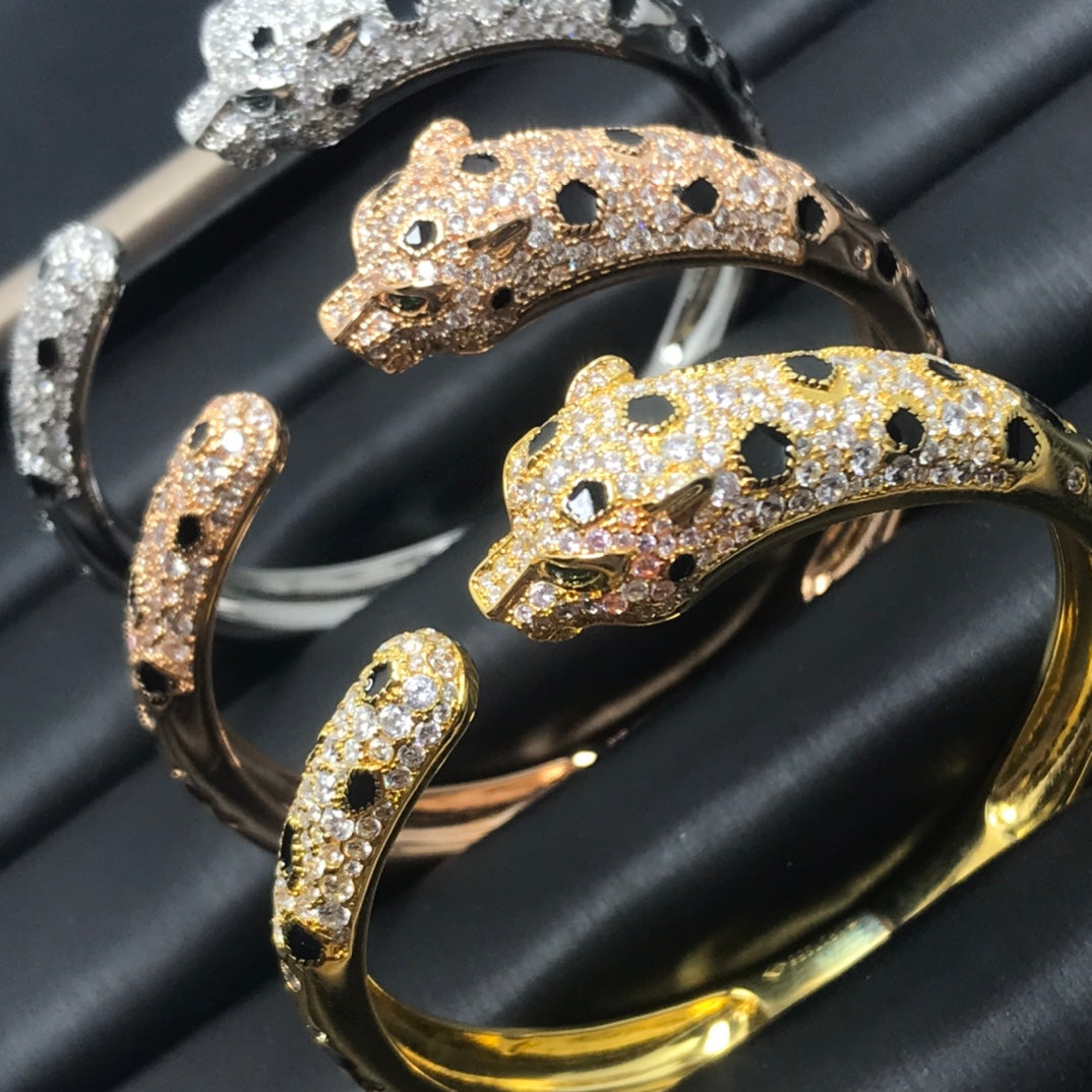[Demi jewelry]PANTHERE BIG BRACELET DIAMONDS