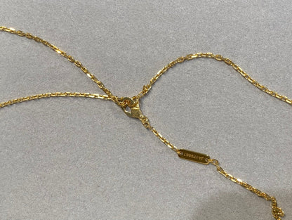 [Mystic]CLOVER 25MM NECKLACE GOLD MALACHITE