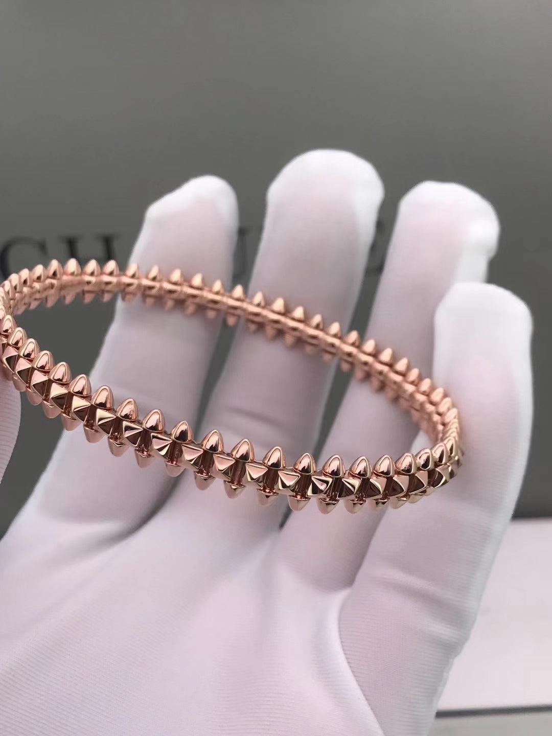 [Demi jewelry]CLASH PINK GOLD BRACELET