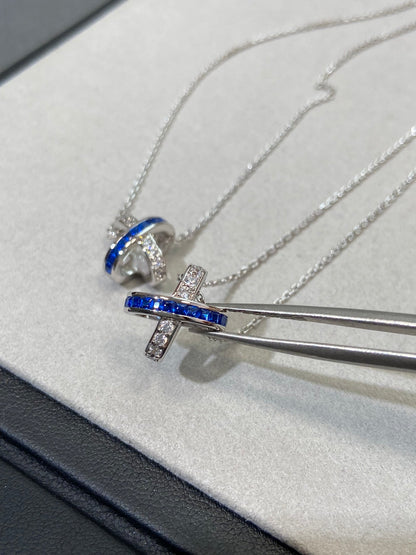 [Mystic]LIENS DIAMOND SILVER NECKLACE