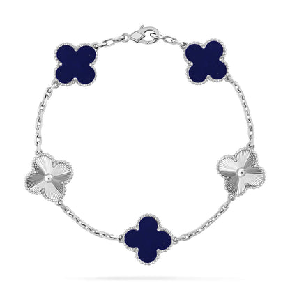 [Mystic]CLOVER 5 MOTIF LAPIS LAZULI BRACELET COLLECTION