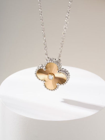 [Mystic]CLOVER Christmas Limited Edition PEDANT NECKLACE GOLD