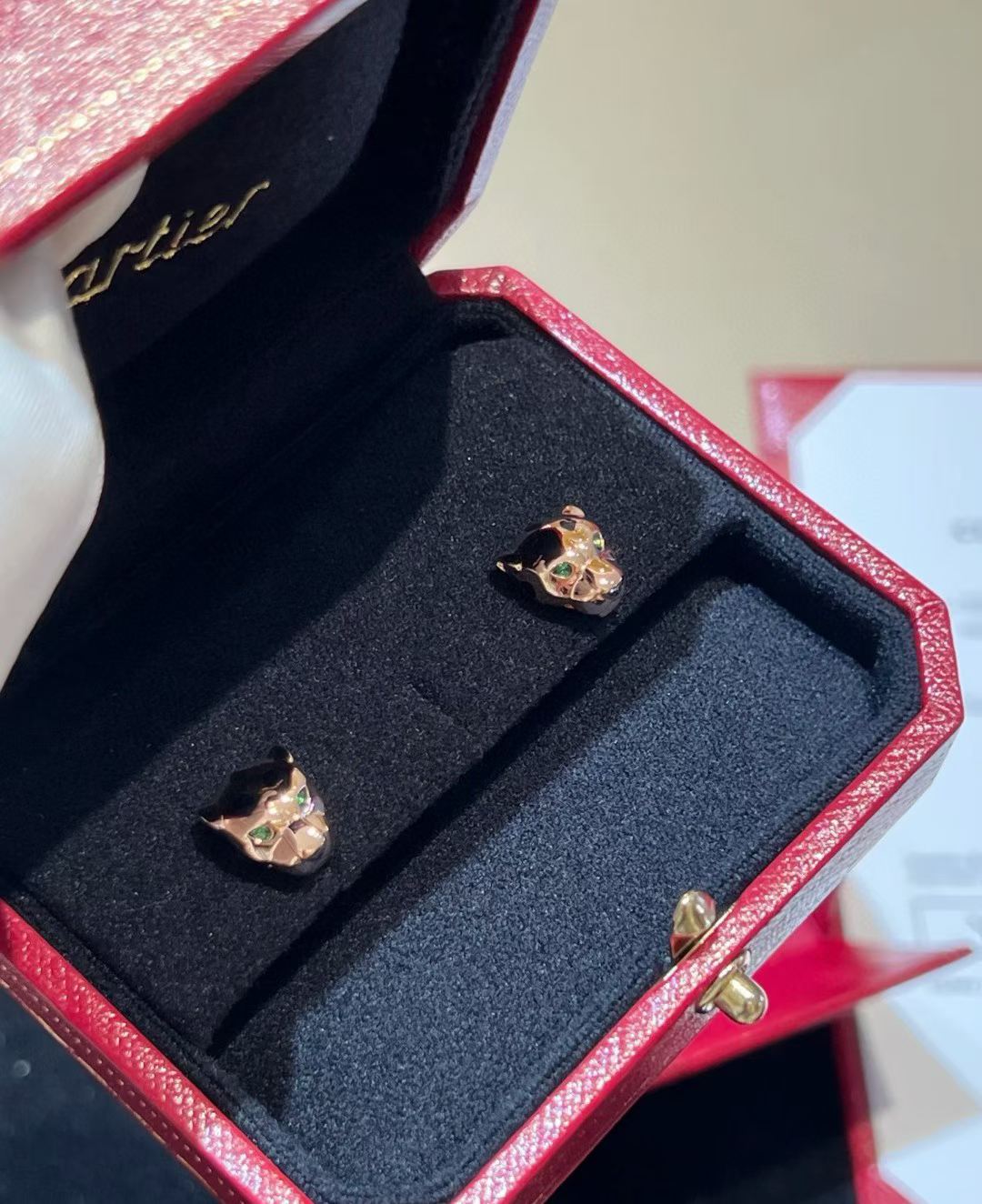 [Demi]CHRRTAH-PRINT STUD EARRINGS, THREE COLORS