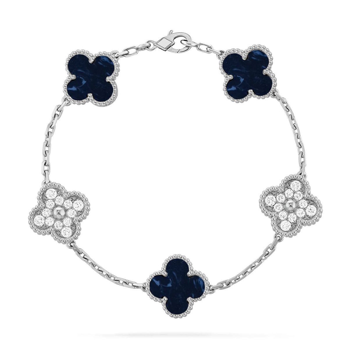 [Mystic]CLOVER 5 MOTIF PIETERSITE BRACELET COLLECTION