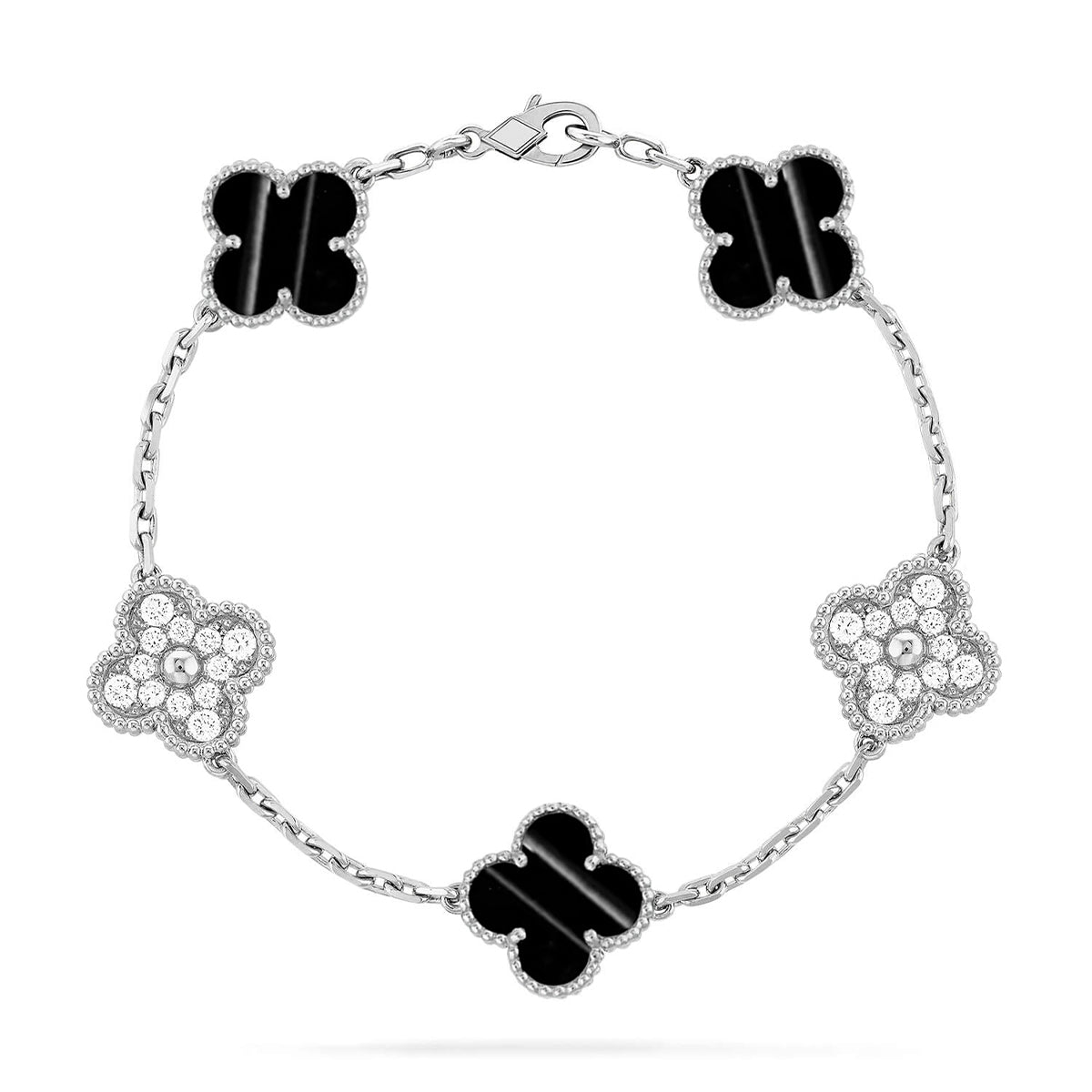 [Mystic] CLOVER 5 MOTIF PULSAR STONE BRACELET COLLECTION