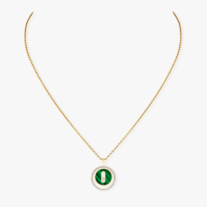 [Mystic ]Mystic MOVE 1 DIAMOND MALACHITE GOLD DIAMOND NECKLACE