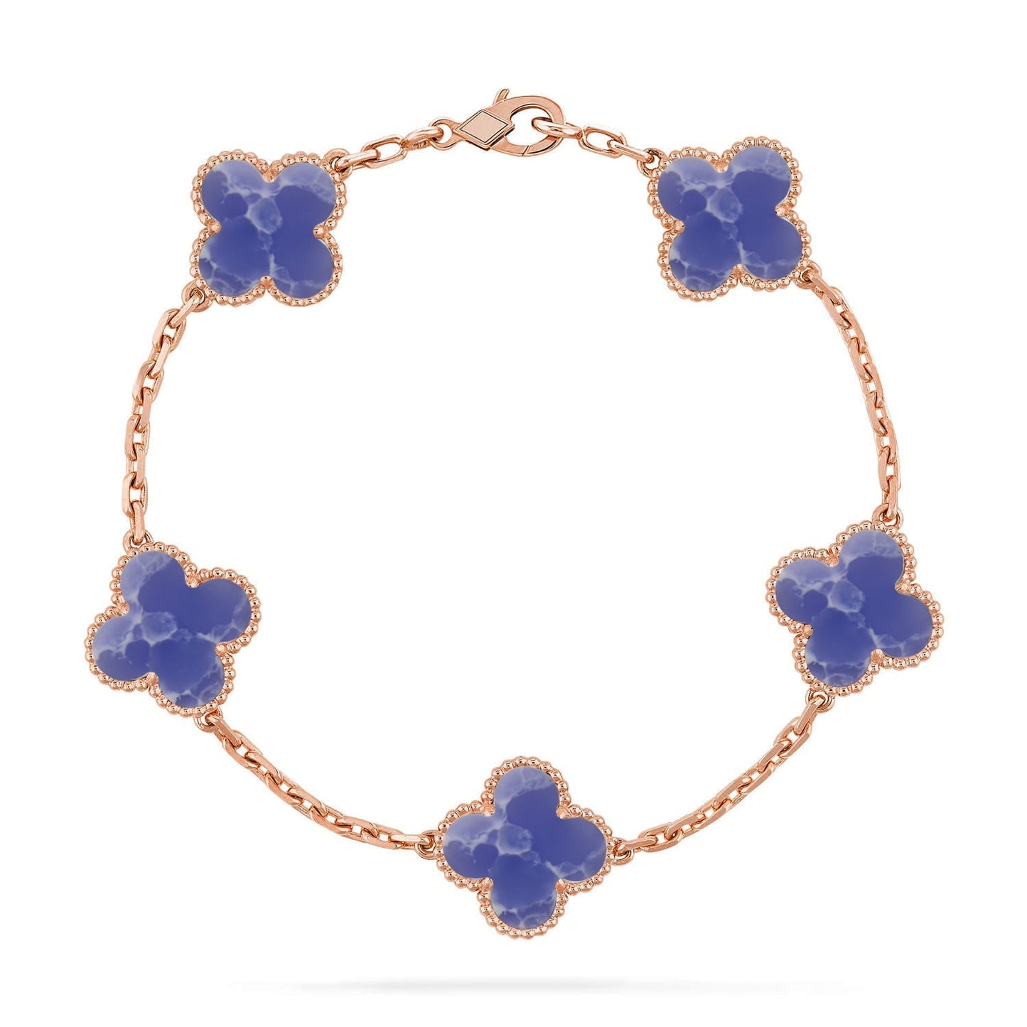 [Mystic]CLOVER 5 MOTIF BLUE VEINS BRACELET COLLECTION
