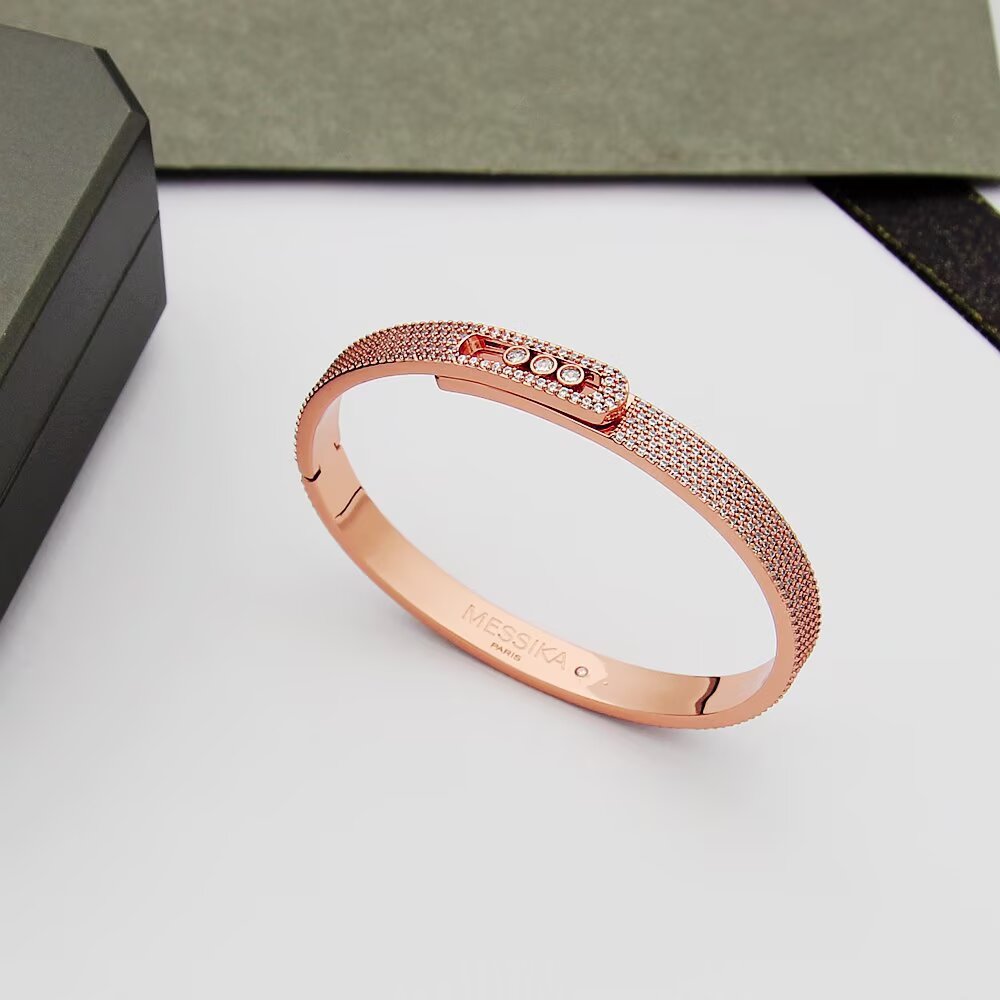 [Mystic ]Move Noa Full Pavé Diamond Bangle Bracelet