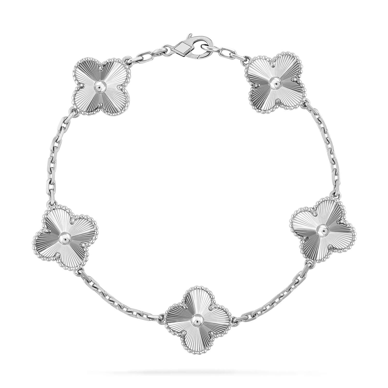 [Demi jewelry] CLOVER 5 MOTIF LASER BRACELET COLLECTION