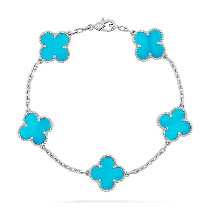[Mystic] CLOVER 5 MOTIF TURQUOISE BRACELET COLLECTION