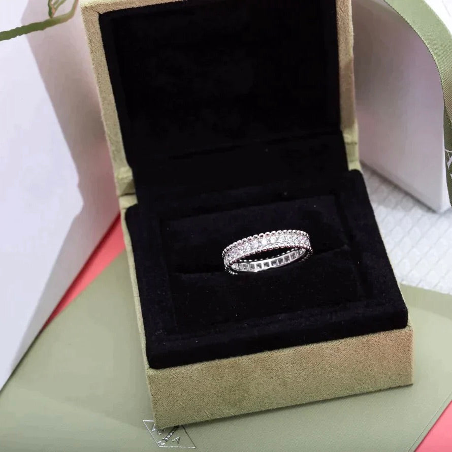 [Mystic]PERLEE DIAMOND SILVER RING