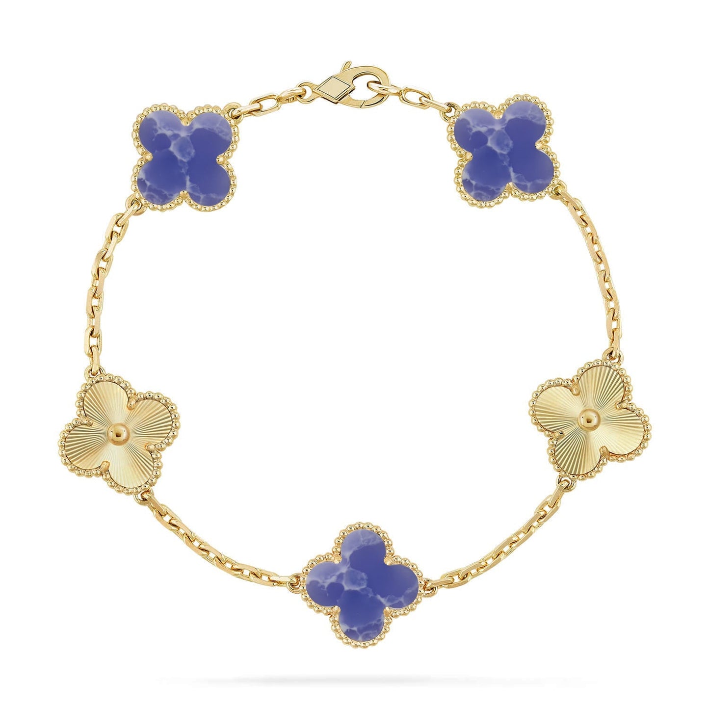 [Mystic]CLOVER 5 MOTIF BLUE VEINS BRACELET COLLECTION