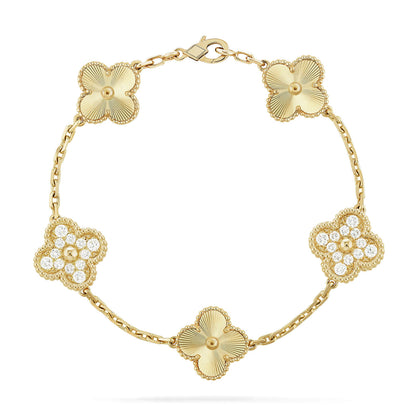 [Mystic] CLOVER 5 MOTIF LASER BRACELET COLLECTION