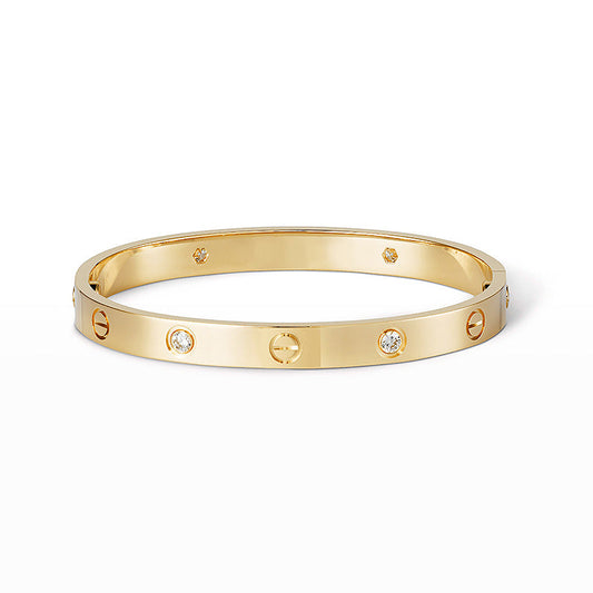 [Mystic]LOVE BRACELET 6.1MM 4 DIAMONDS