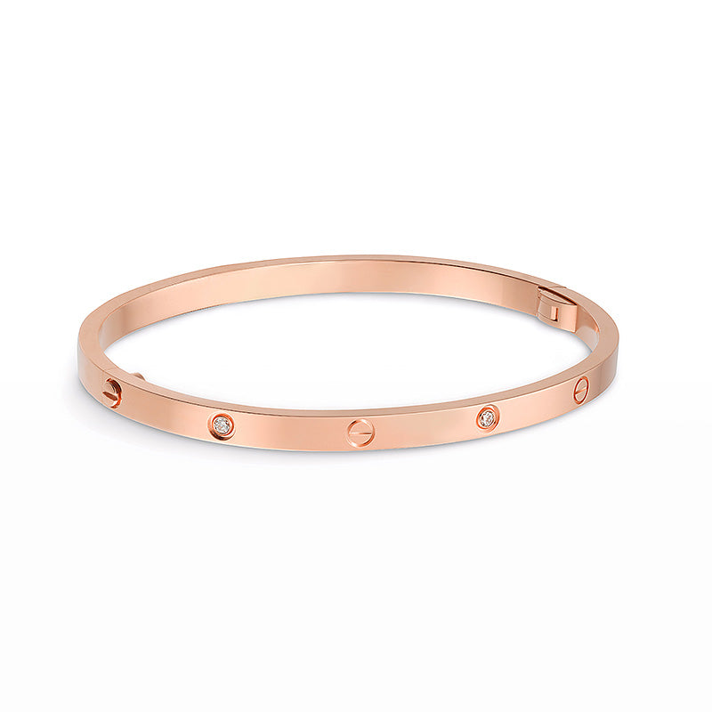 [Demi jewelry]LOVE BRACELET 3.65MM 6 DIAMONDS