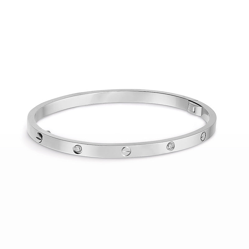 [Demi jewelry]LOVE BRACELET 3.65MM 6 DIAMONDS