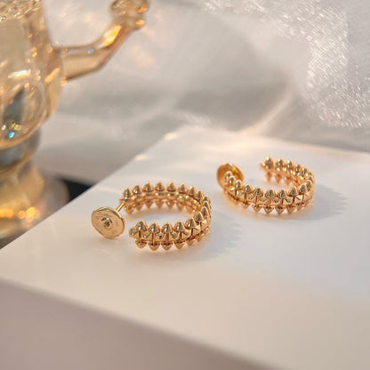 [Mystic]CLASH SMALL HOOP EARRINGS