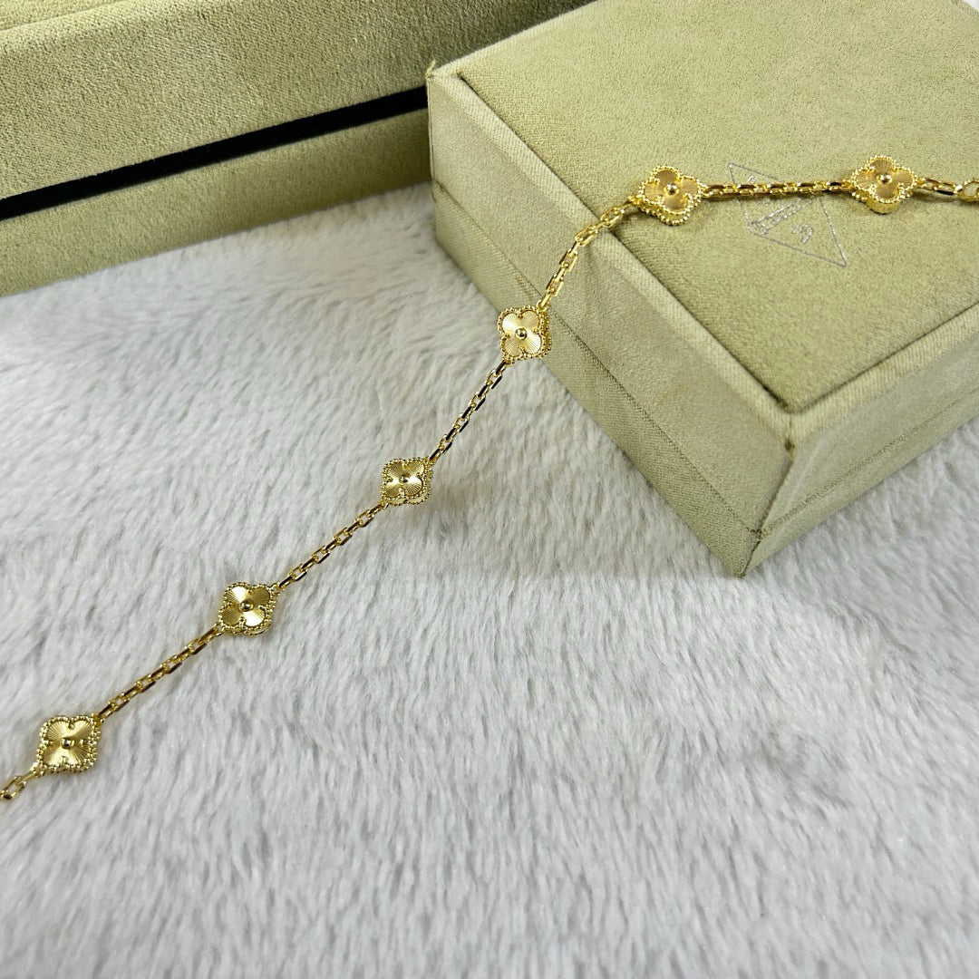[Mysitc ]New CLOVER 6 MOTIF DIAMOND BRACELET