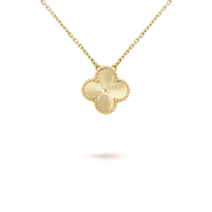 [Mystic]CLOVER 15MM LASER NECKLACE