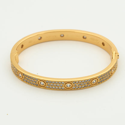 [Mystic]LOVE BRACELET 6.1MM DIAMOND-PAVED 10 BIG DIAMONDS