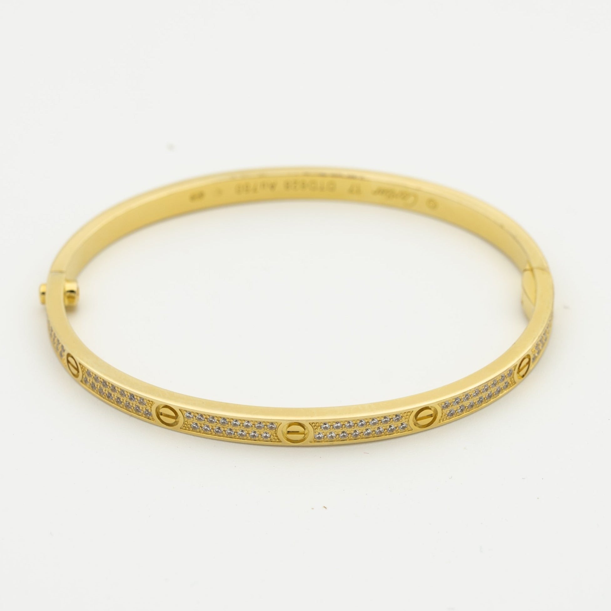 [Demi jewelry]LOVE BRACELET 3.65MM DIAMOND-PAVED