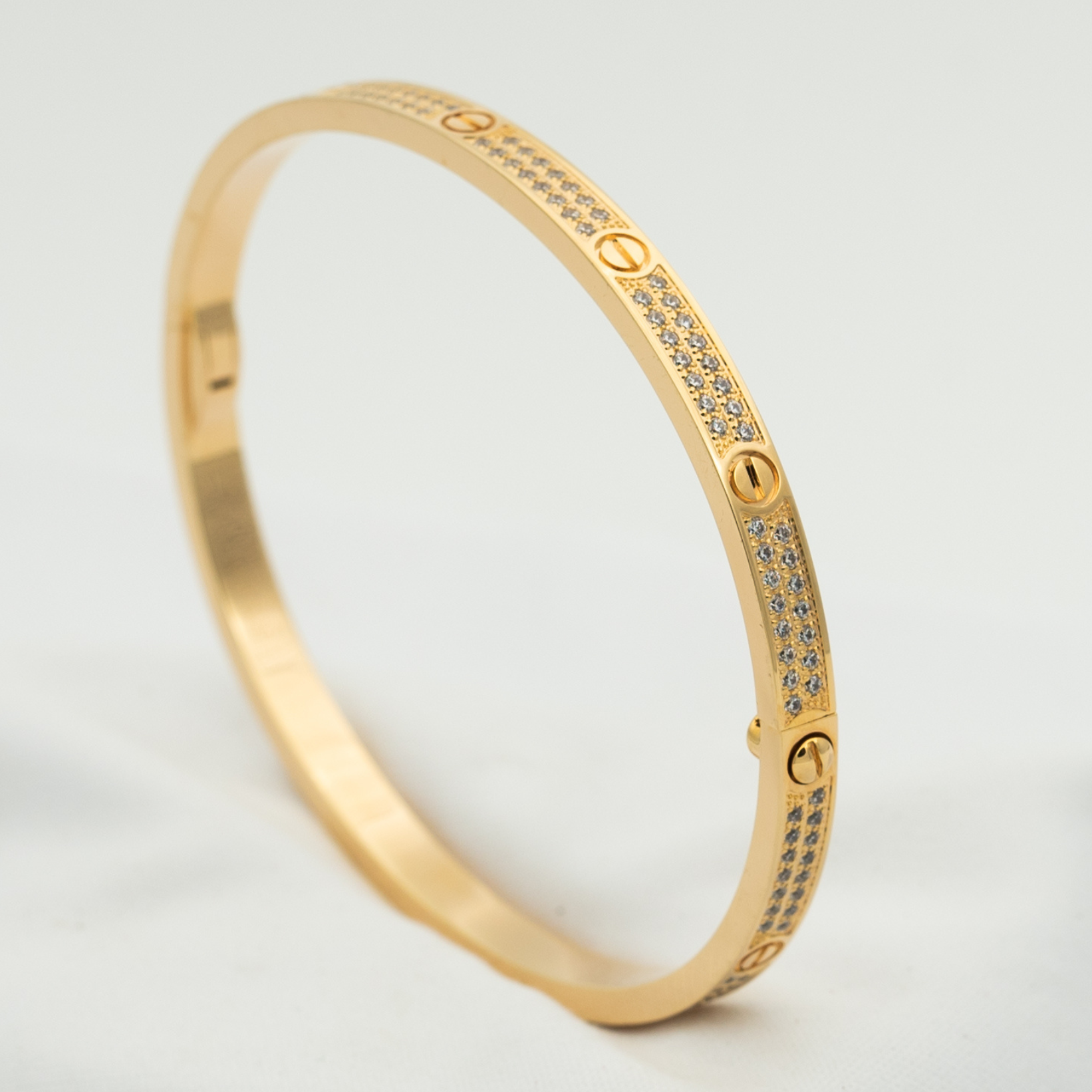 [Demi jewelry]LOVE BRACELET 3.65MM DIAMOND-PAVED