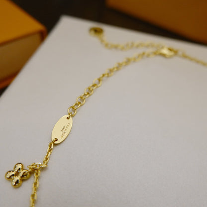 [Mystic]BLOOMING SUPPLE NECKLACE BRASS
