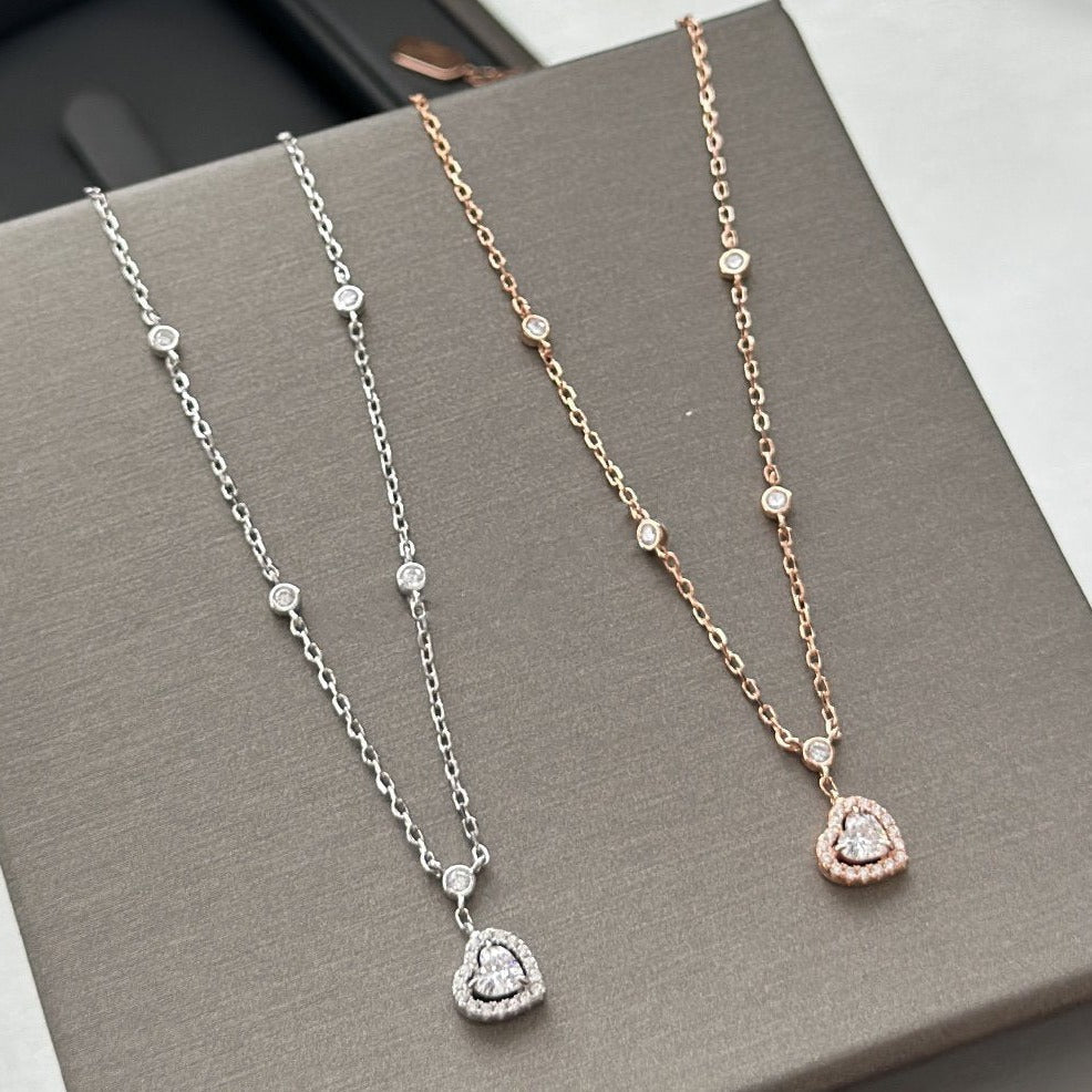 [Mystic ]JOY HEART DIAMOND NECKLACE