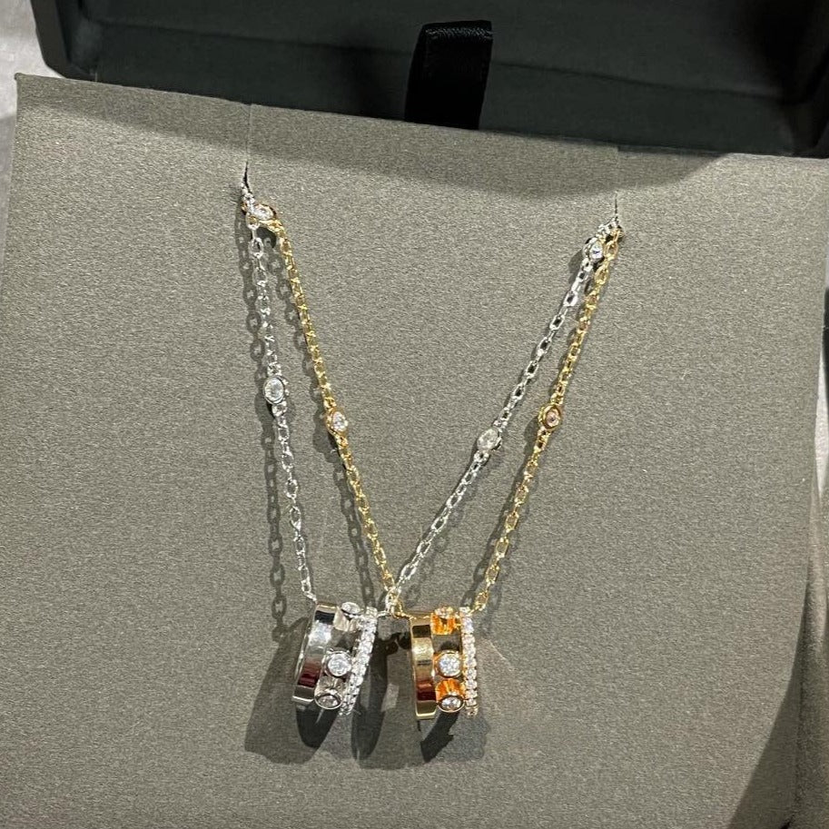 [Mystic ]CHAIN MOVE ROMANE PEDAND NECKLACE