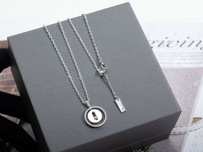 [Mystic ]Mystic MOVE PM NECKLACE SILVER DIAMOND