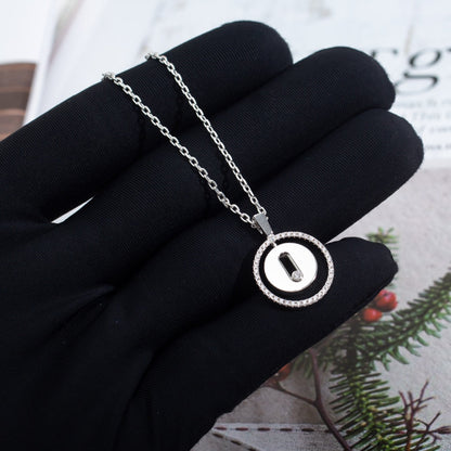 [Mystic ]Mystic MOVE PM NECKLACE SILVER DIAMOND