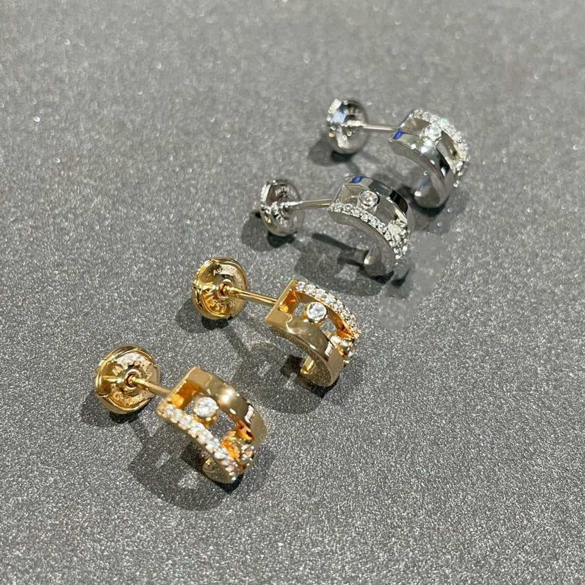 [Mystic ]MOVE ROMANE EARRINGS DIAMOND