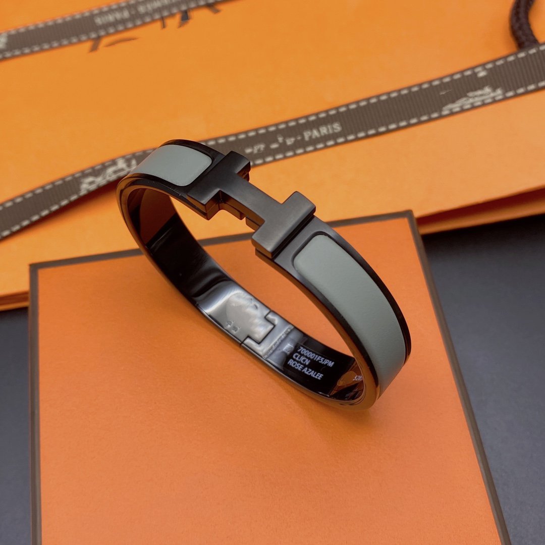 [Mystic]CLIC HM SO BLACK GREY BRACELET
