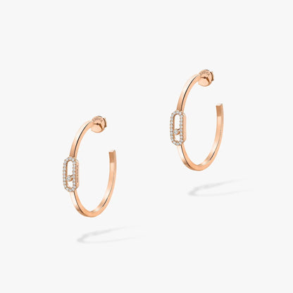 [Mystic ]CREOLES MOVE UNO PM DIAMOND EARRINGS