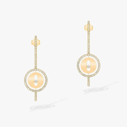 [Mystic ]Mystic MOVE ARROW PINK GOLD DIAMOND EARRINGS