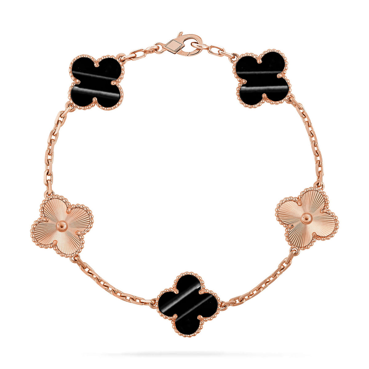 [Demi jewelry] CLOVER 5 MOTIF PULSAR STONE BRACELET COLLECTION