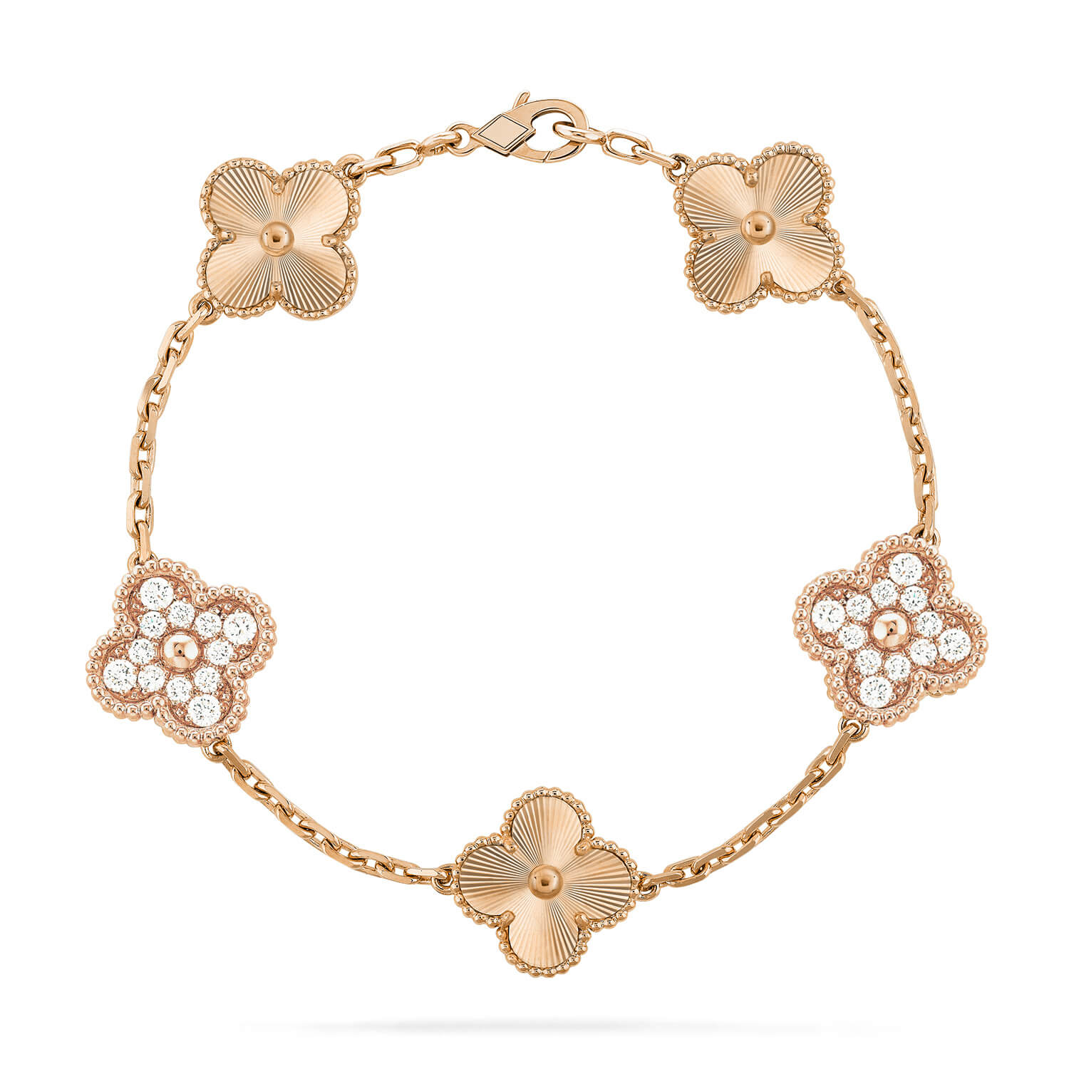 [Demi jewelry] CLOVER 5 MOTIF LASER BRACELET COLLECTION-new