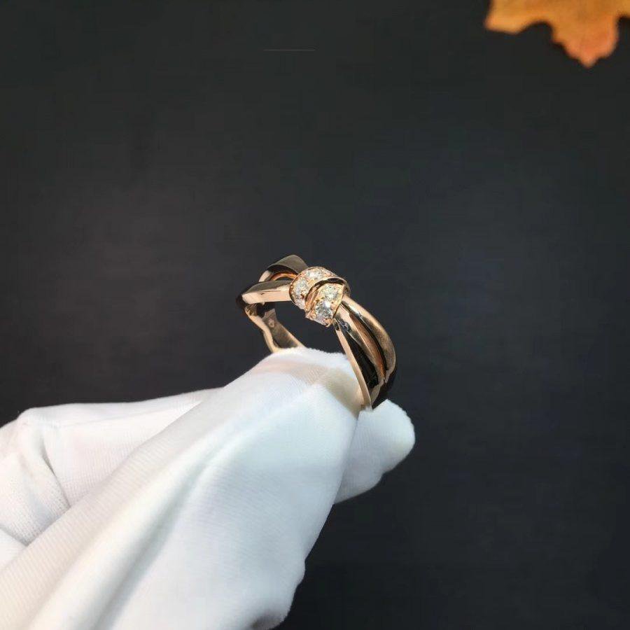 [Mystic]LIENS RING PINK GOLD DIAMOND