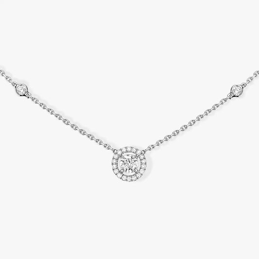 [Mystic ]Diamond Necklace 0,20ct Brilliant Shape Joy
