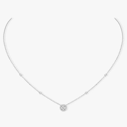 [Mystic ]Diamond Necklace 0,20ct Brilliant Shape Joy