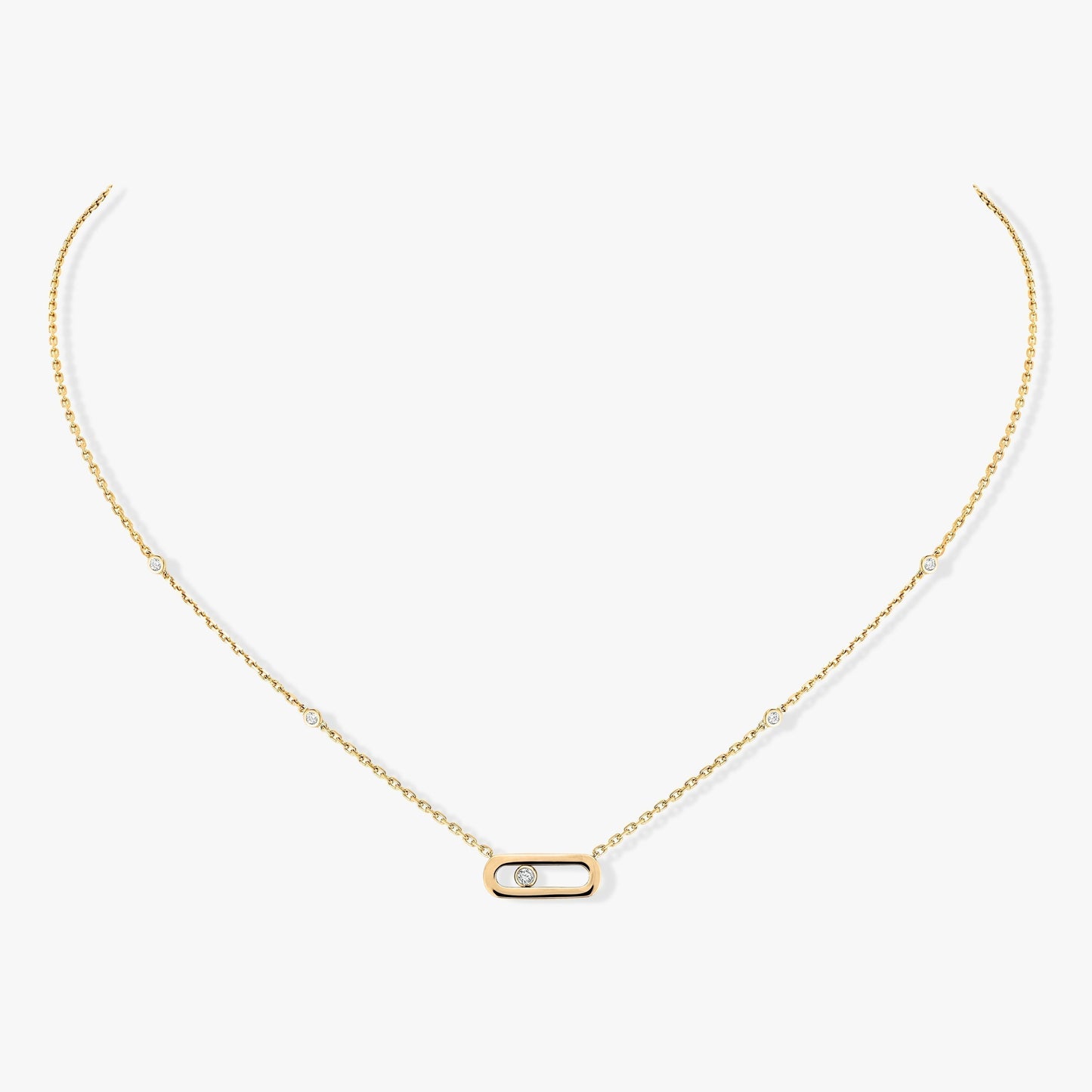 [Mystic ]MOVE UNO DIAMOND NECKLACE