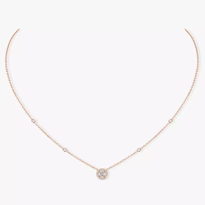 [Mystic ]Diamond Necklace 0,20ct Brilliant Shape Joy