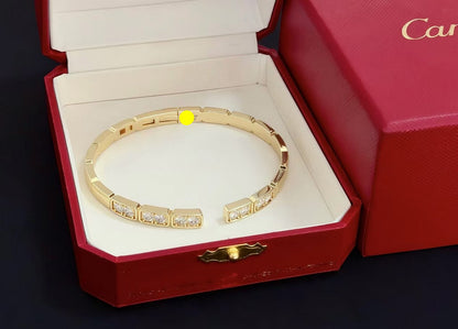 [Mystic]LOVE DIAMOND OPEN  BRACELET