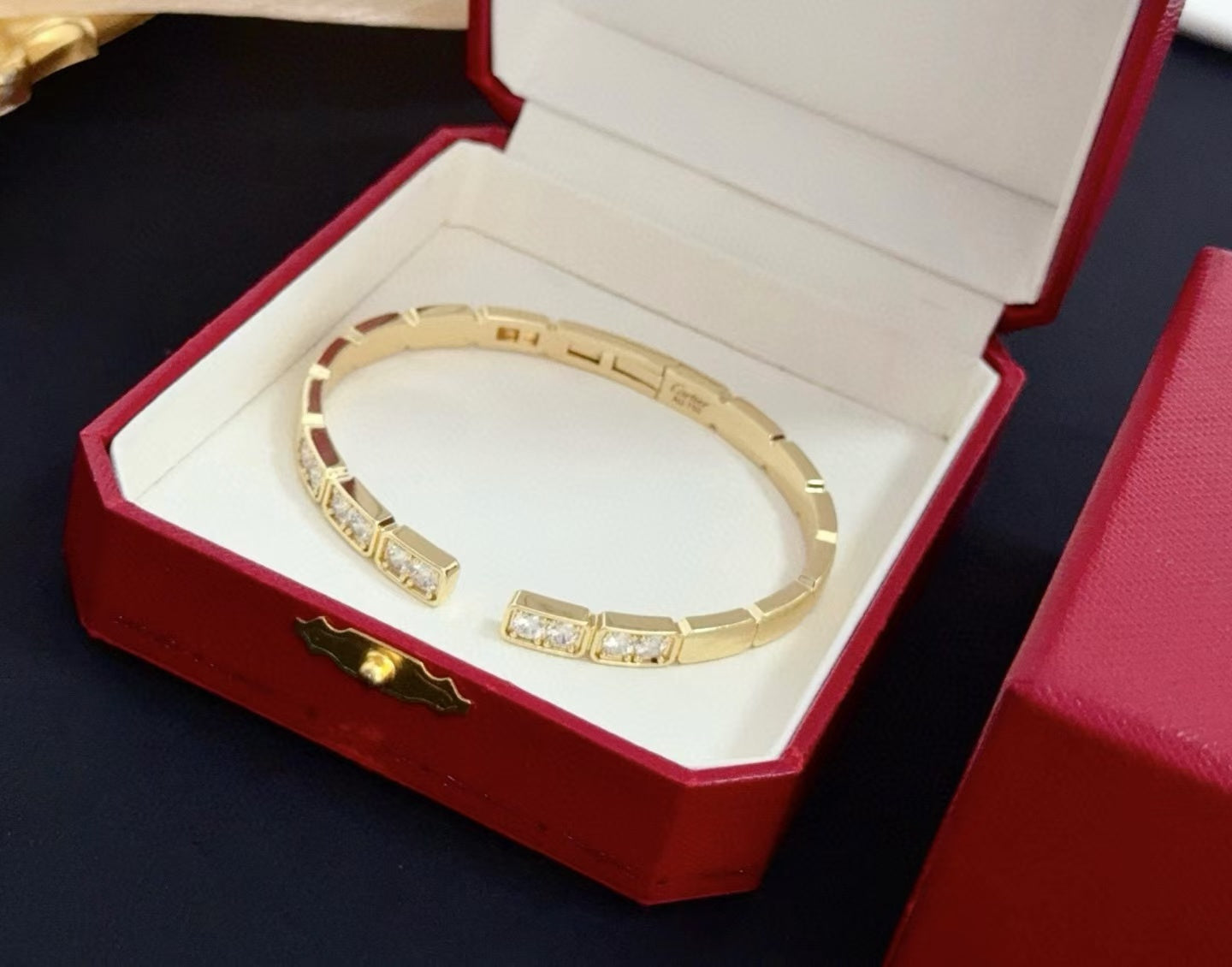 [Mystic]LOVE DIAMOND OPEN  BRACELET